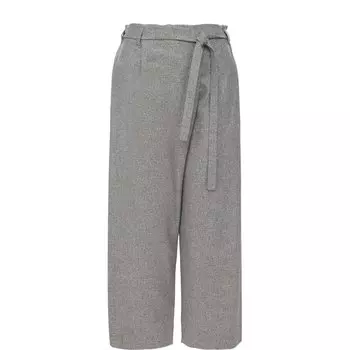 Укороченные кашемировые брюки с поясом Loro Piana