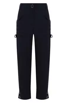 Укороченные однотонные брюки с карманами Giorgio Armani