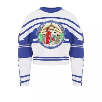 Укороченный пуловер с круглым вырезом Tata Naka