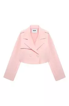 Укороченный жакет MSGM kids