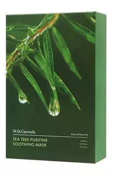 Успокаивающая тканевая маска для лица Tea Tree Purifine (10x23ml) Dr.Ceuracle