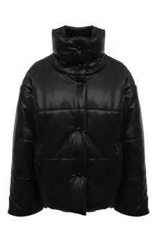 Утепленная куртка из экокожи Nanushka