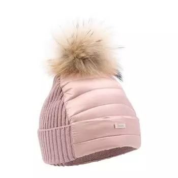 Утепленная шапка с меховым помпоном Herno