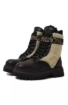 Утепленные ботинки Moschino