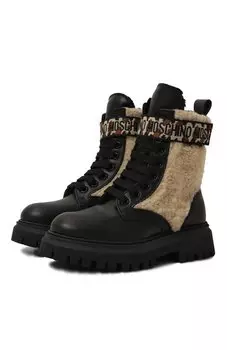 Утепленные ботинки Moschino