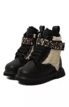 Утепленные ботинки Moschino