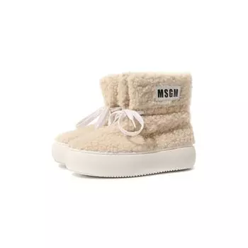 Утепленные ботинки MSGM kids