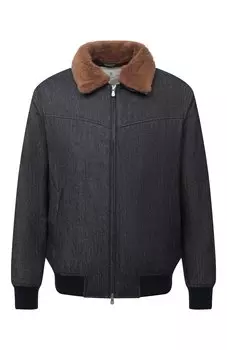 Утепленный бомбер Brunello Cucinelli