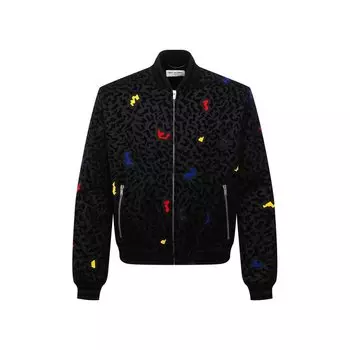 Утепленный бомбер Saint Laurent