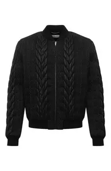 Утепленный бомбер Saint Laurent