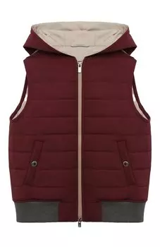 Утепленный жилет Brunello Cucinelli