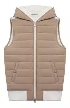 Утепленный жилет Brunello Cucinelli