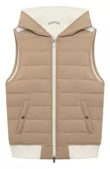 Утепленный жилет Brunello Cucinelli
