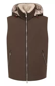 Утепленный жилет Brunello Cucinelli