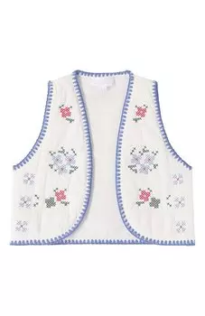 Утепленный жилет из хлопка C`era una volta