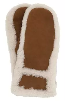 Варежки из овчины Yves Salomon