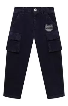 Вельветовые брюки-карго Moschino