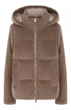 Вельветовый пуховик Kiton