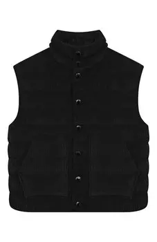 Утепленный жилет из вельвета Dolce & Gabbana