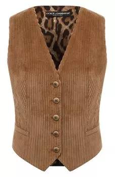 Вельветовый жилет Dolce & Gabbana