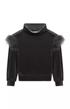 Велюровый свитшот Monnalisa