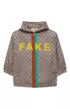 Ветровка с капюшоном Gucci