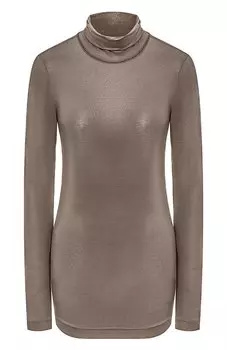 Водолазка из хлопка и вискозы Brunello Cucinelli