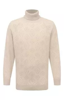 Свитер из шерсти и хлопка Brunello Cucinelli