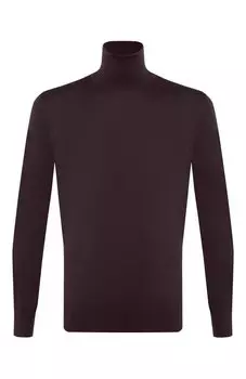 Водолазка из смеси кашемира и шелка Zegna