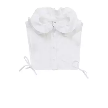 Воротник из хлопка с оборками Aletta