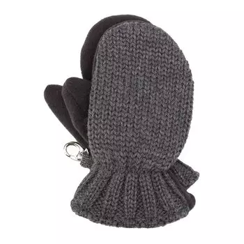 Вязаные варежки с карабином Il Trenino