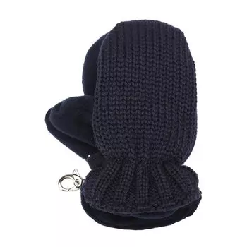 Вязаные варежки с карабином Il Trenino