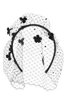 Вуаль с цветами из шелка Panfil