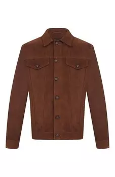 Замшевая куртка-рубашка BOSS