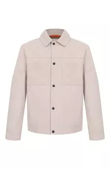 Замшевая куртка-рубашка BOSS Orange