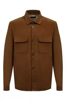 Замшевая куртка-рубашка Loro Piana