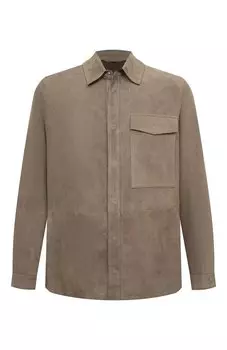 Замшевая куртка-рубашка MUST