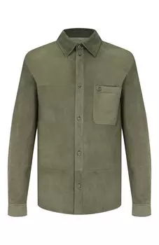 Замшевая куртка-рубашка Stefano Ricci