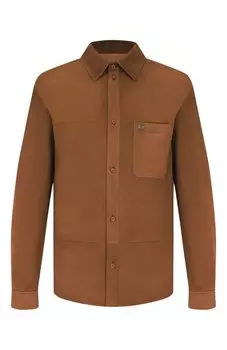 Замшевая куртка-рубашка Stefano Ricci