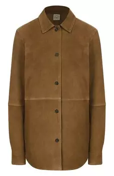 Замшевая куртка-рубашка TOTEME