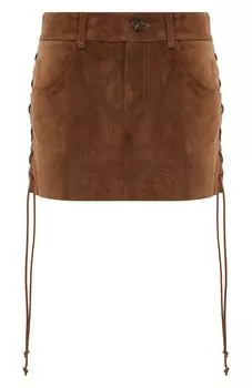 Замшевая юбка Petar Petrov