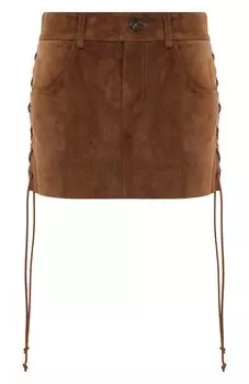 Замшевая юбка Petar Petrov
