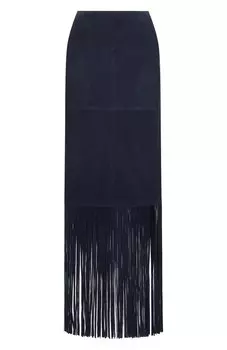 Замшевая юбка Yves Salomon