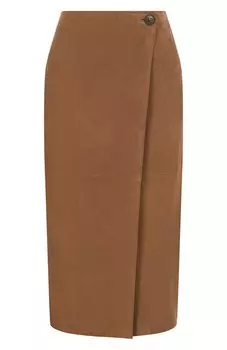 Замшевая юбка Yves Salomon