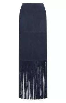 Замшевая юбка Yves Salomon