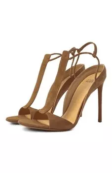 Замшевые босоножки Francesco Russo