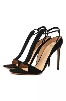 Замшевые босоножки Francesco Russo