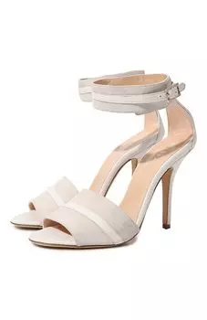 Замшевые босоножки Kiton