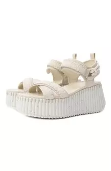 Замшевые босоножки Nama Chlo