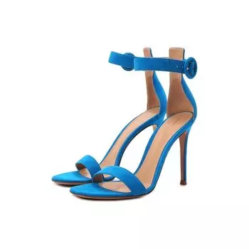 Замшевые босоножки Portofino 105 Gianvito Rossi